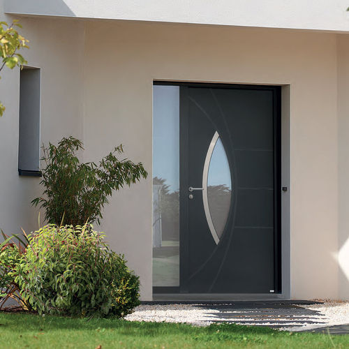 Eingangstür - ANTALYA-15 - ZILTEN - Aluminium / einflügelig / modern