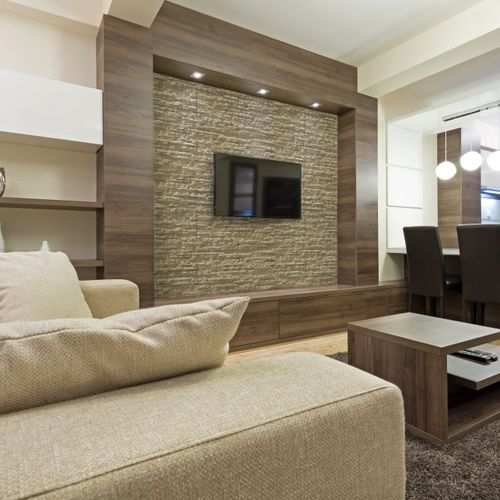 Beton-Verblendplatte - GEOMETRIC : DUNE BEIGE - Mathios SA - Innenbereich / Außen / Steinoptik