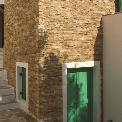 Betonverblender - CLASSIC : HIGHLAND GOLD - Mathios SA - Außen / Innenbereich / Steinoptik