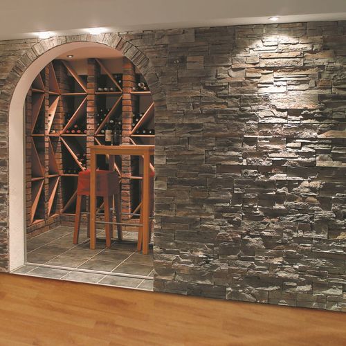 Betonverblender - CLASSIC : HIGHLAND GRAY - Mathios SA - Außen / Innenbereich / Steinoptik