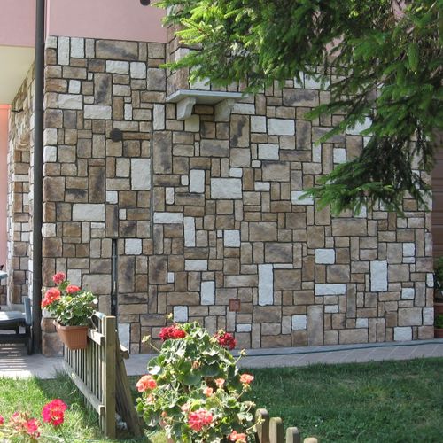 Betonverblender - CLASSIC : TUSCANY BROWN - Mathios SA - Außen / Innenbereich / texturiert