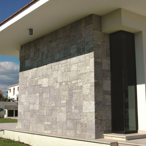 Betonverblender - CLASSIC : VERACRUZ GRAY - Mathios SA - Außen / Innenbereich / texturiert