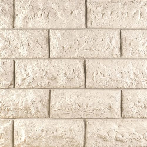 Betonverblender - CLASSIC : MONT BLANC CREAM - Mathios SA - Außen / Innenbereich / texturiert