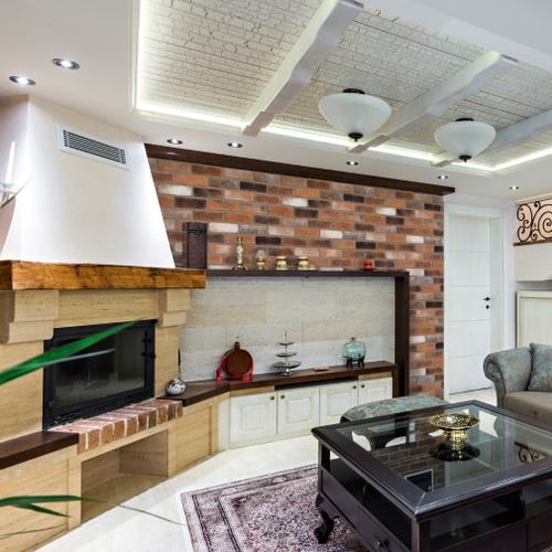 Dekorriemchen - MASTERBRICK COPPER - Mathios SA - Beton / Außen / Innenbereich