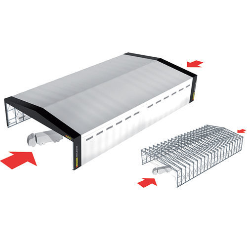Fertighalle - FABRIC STORAGE - KOPRON - galvanisiertem Stahl / Industrie
