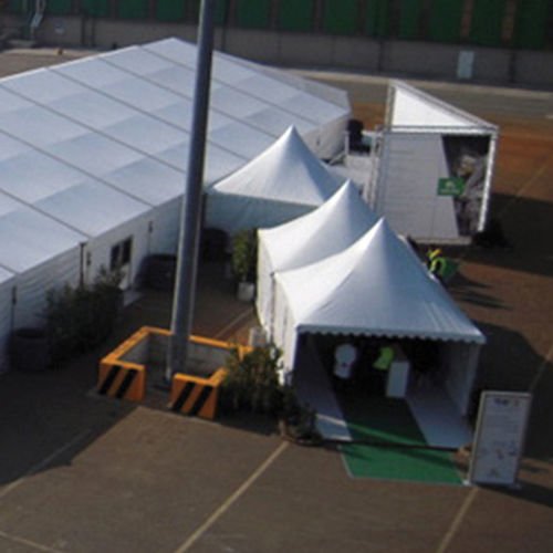 PVC-Pavillon - ENTRANCE  - KOPRON - Stoffdach / mit Stahlstruktur / Aluminiumstruktur
