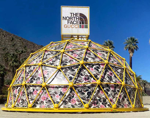 Flächentragwerk mit geodätischer Kuppel - K-IGLOO - KOPRON - für Abdeckung / PVC-Folie / für Events
