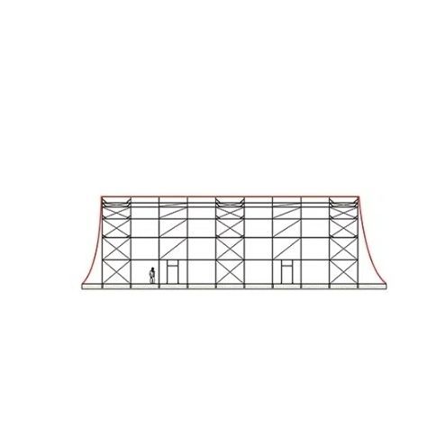 Metallrahmen-Flächentragwerk - AIRCROSS - KOPRON - mit Bogen / für Abdeckung / PVC-Folie