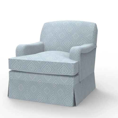 Moderner Sessel - STRATFORD SLIPCOVERED - DURALEE DESIGNER - Stoff / Massivholz / mit abnehmbarem Bezug