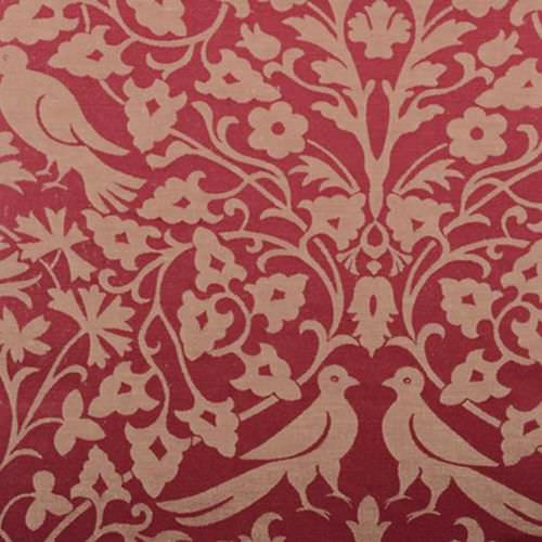 Möbelstoff - SILK TRADITIONS : AUDUBON - DURALEE DESIGNER - Blumenmotive / Leinen / Seide
