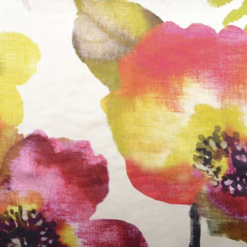 Möbelstoff - SILK TRADITIONS : BONITA - DURALEE DESIGNER - Blumenmotive / Baumwolle / Seide