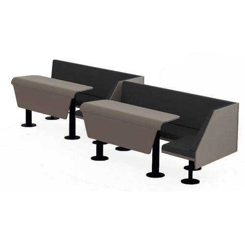 Moderner Auditoriumsessel - CONNECT - Race Furniture - Leder / Stoff / Holz