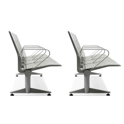 Holz-Traversenbank - EGLIN ES PLATFORM - Race Furniture - Viersitzer / für den Innenraum / modern