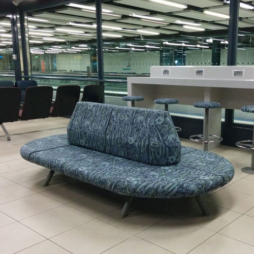 Moderne Polsterbank - EGLIN FS - Race Furniture - Stoff / für Gewerbegebrauch / Rücken an Rücken