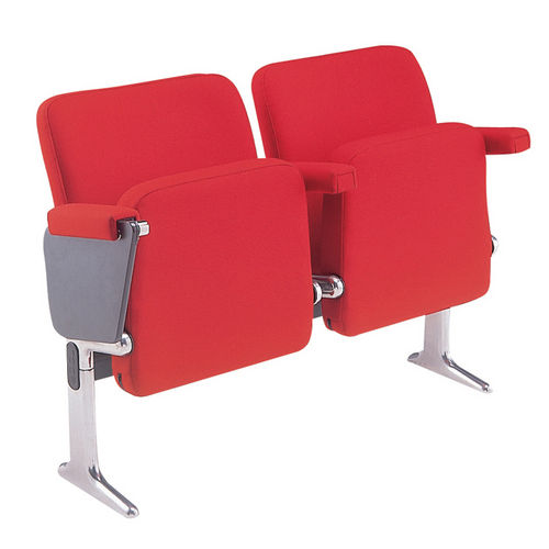 Moderner Auditoriumsessel - MALVERN - Race Furniture - Stoff / klappbar / rot