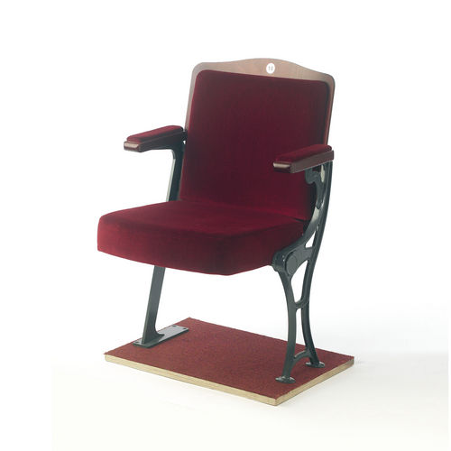 Stil-Auditoriumsessel - CHAVENAGE - Race Furniture - Stoff / Holz / blau