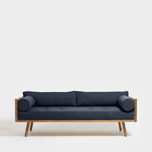 Modernes Sofa - One - ANOTHER COUNTRY - Stoff / grau / weiß