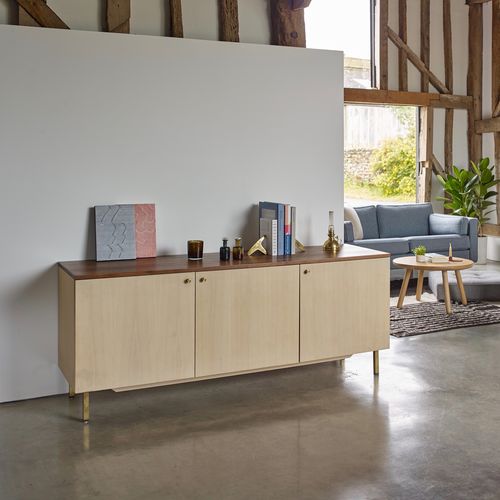 Modernes Sideboard - Two - ANOTHER COUNTRY - Eiche / Holzfurnier / Esche