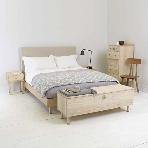 Doppelbett - Two - ANOTHER COUNTRY - modern / gepolstertes Kopfteil / FSC-zertifiziert