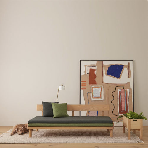 Bettsofa - Ori - ANOTHER COUNTRY - modern / Stoff / mit abnehmbarem Kissen
