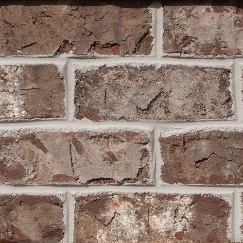 Ziegel für Fassaden - BARKER HOUSE - PINE HALL BRICK - Massiv / braun / weiß