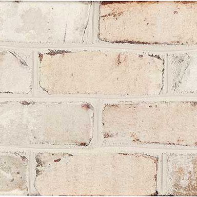 Ziegel für Fassaden - CHESAPEAKE PEARL - PINE HALL BRICK - Massiv / weiß / blau