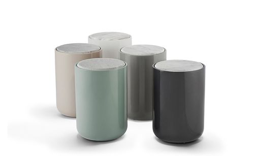 Moderner Beistelltisch - BALA HI - SE LONDON - Metall / Marmor / Keramik