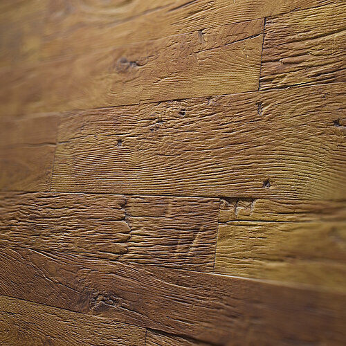Verkleidungs-Dekorplatte - IMI-OLD TIMBER - imi surface design - Möbel / wandmontiert / für Innenausbau