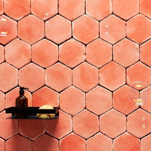 Terrakottafliesen - CORAL  - SaldaMena SC - Hochglanz / für den Innenraum / für Wohnzimmer