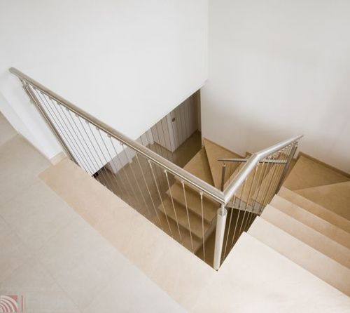 Edelstahlgeländer - MD. MARINE 4 - PIRBA - Kabel / für den Innenraum / für Treppen