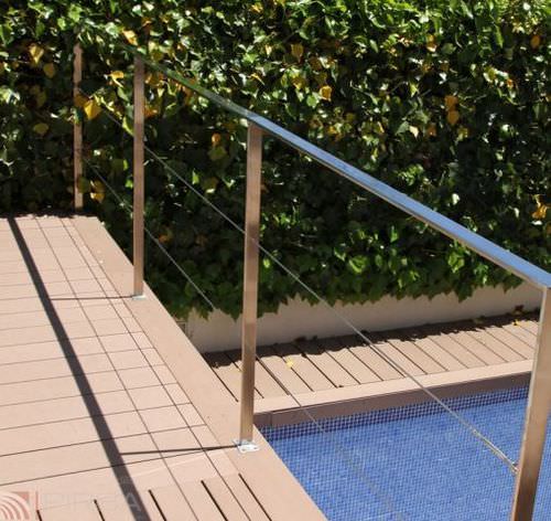 Edelstahlgeländer - MD. JAVEA - PIRBA - für Außenbereich / für Terrasse