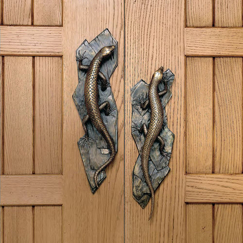 Türstoßgriff - LIZARD : ENTRY WAY - Martin Pierce - Bronze / modern