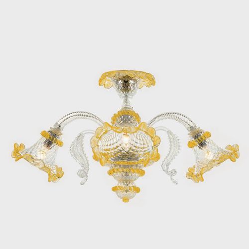 Klassische Deckenleuchte - ATENA - Sogni di Cristallo - Muranoglas / LED / handgefertigt