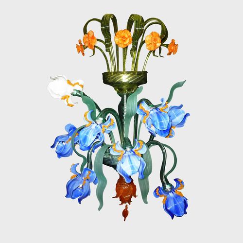 Klassische Wandleuchte - IRIS DELUXE - Sogni di Cristallo - für den Innenraum / Muranoglas / stationär