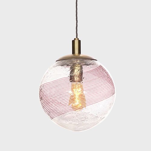 Hängelampe - BALL #002  - Sogni di Cristallo - Muranoglas / modern / mit Kabel