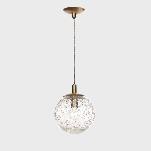 Hängelampe - BALL #004  - Sogni di Cristallo - Muranoglas / modern / mit Kabel