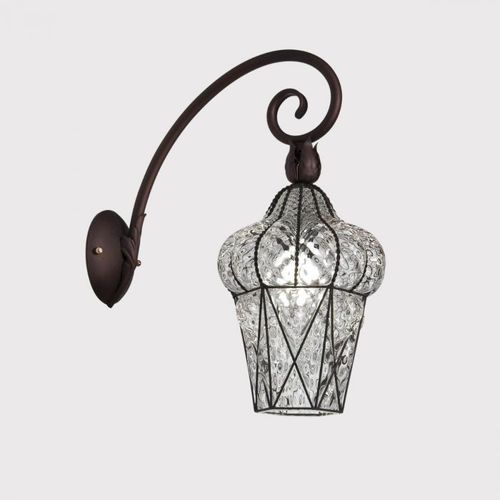 Wandleuchte / venezianischer Stil - SAN MARCO - Sogni di Cristallo - für den Innenraum / geblasenes Glas / aus venezianischem Glas