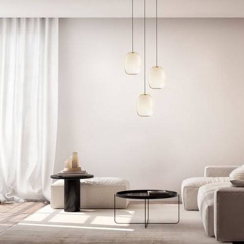 Hängelampe - MINI POD #1 - Sogni di Cristallo - geblasenes Glas / modern / mit Kabel