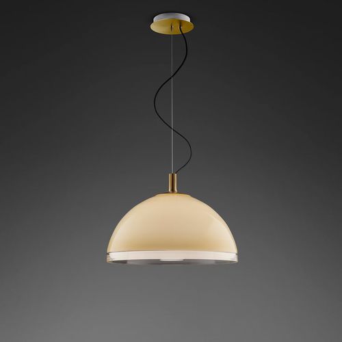 Hängelampe - MUM #2 - Sogni di Cristallo - geblasenes Glas / modern / mit Kabel