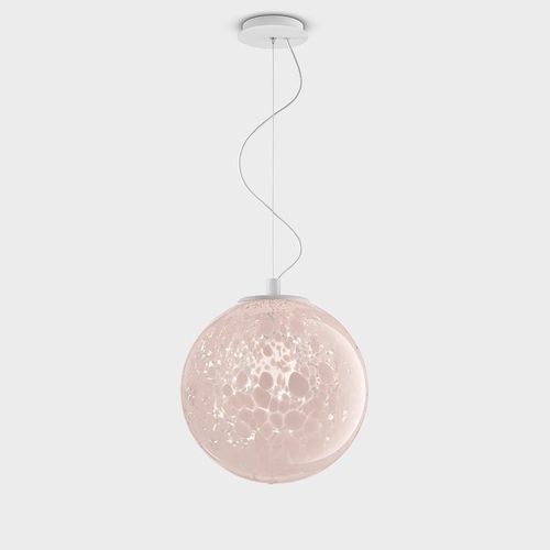 Hängelampe - SPHERA #3 - Sogni di Cristallo - geblasenes Glas / modern / mit Kabel