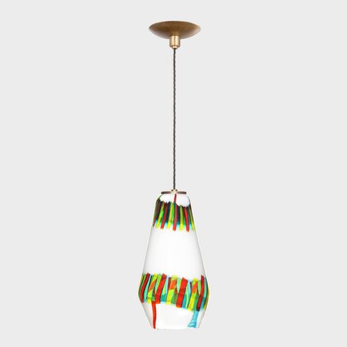 Hängelampe - CONO #002  - Sogni di Cristallo - geblasenes Glas / Muranoglas / modern