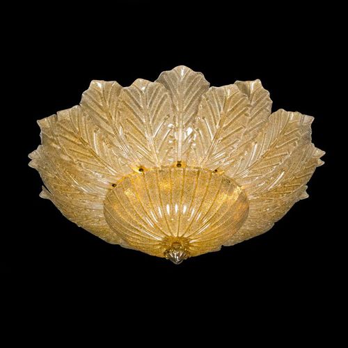 Stil-Deckenleuchte - GAIA  - Sogni di Cristallo - rund / Muranoglas / geblasenes Glas