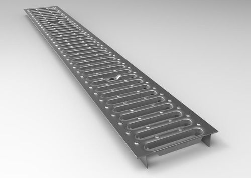 Abflussrinnen-Gitter / Edelstahl - GRIGLIE STAMPATE PEDONALI - fratelli malin srl - für öffentliche Bereiche / für Industrieanwendung