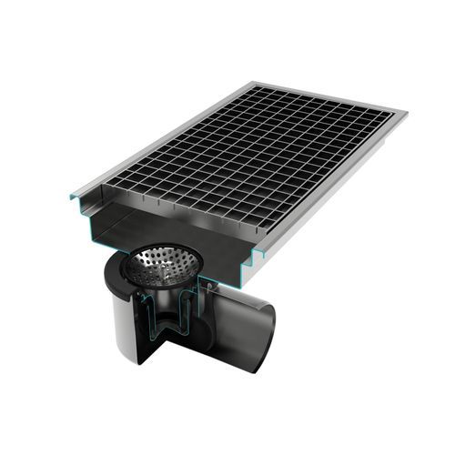 Edelstahlrinne - STANDARD - fratelli malin srl - für Drainage / perforiert