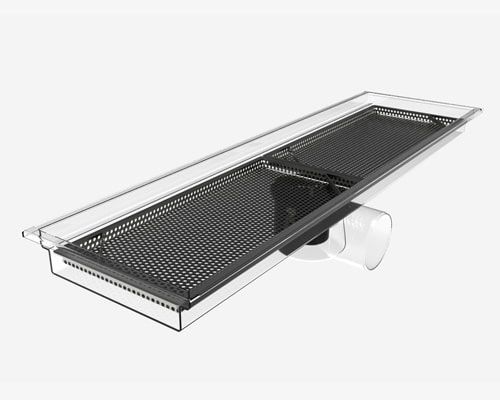 Edelstahlrinne - SHEATH - fratelli malin srl - für Drainage / perforiert