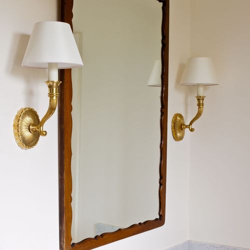 Klassische Wandleuchte - SUDBURY - VAUGHAN - Messing / für Bad / für Privatgebrauch