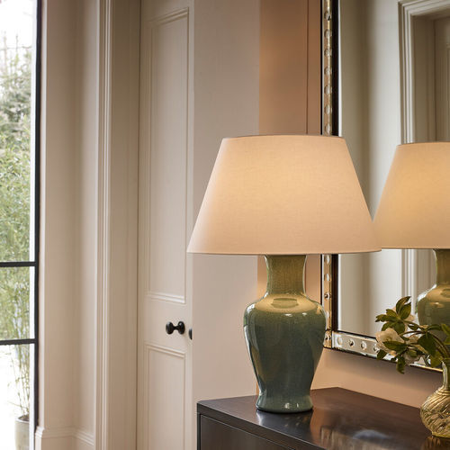 Tischlampe - FISHTAIL VASE - DUCK EGG - VAUGHAN - Keramik / Steingut / modern