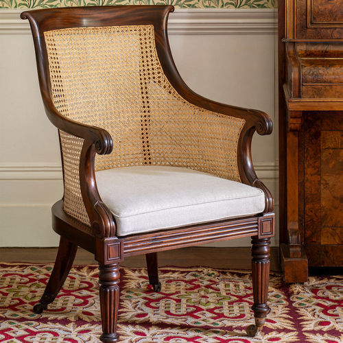 Stuhl / Regency Stil - WICKHAM  - VAUGHAN - für den Innenraum / Stoff / Baumwolle