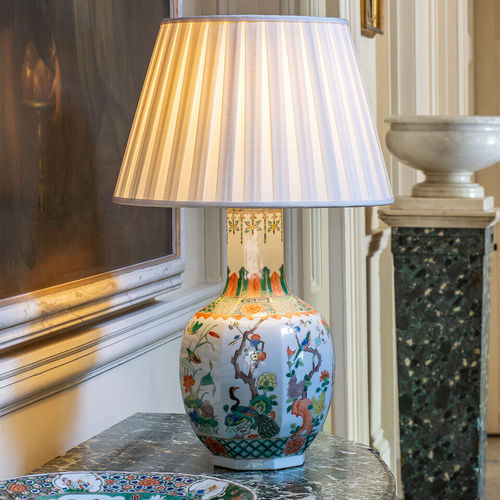 Tischlampe - FAMILLE VERTE – BIRDS - VAUGHAN - Keramik / Porzellan / modern