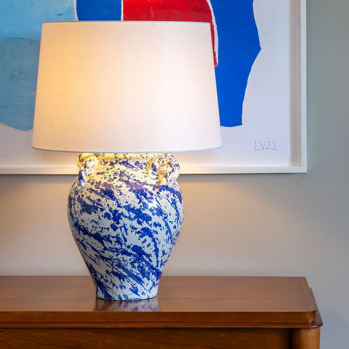 Tischlampe - RUTHERFORD - VAUGHAN - Steingut / modern / schnurlos